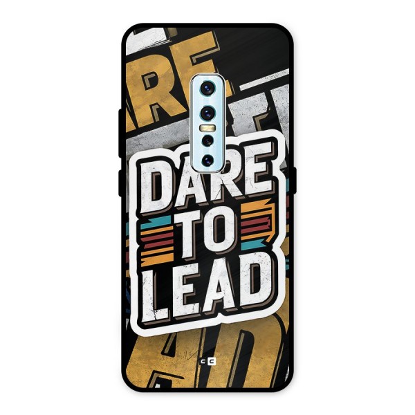 Dare To Lead Metal Back Case for Vivo V17 Pro