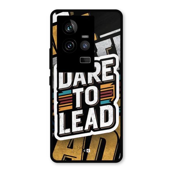 Dare To Lead Metal Back Case for iQOO 11 5G