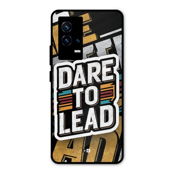 Dare To Lead Metal Back Case for iQOO 9 5G