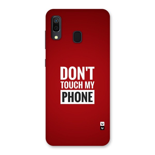 Dare To Touch Back Case for Galaxy A20