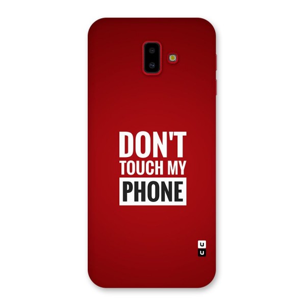 Dare To Touch Back Case for Galaxy J6 Plus