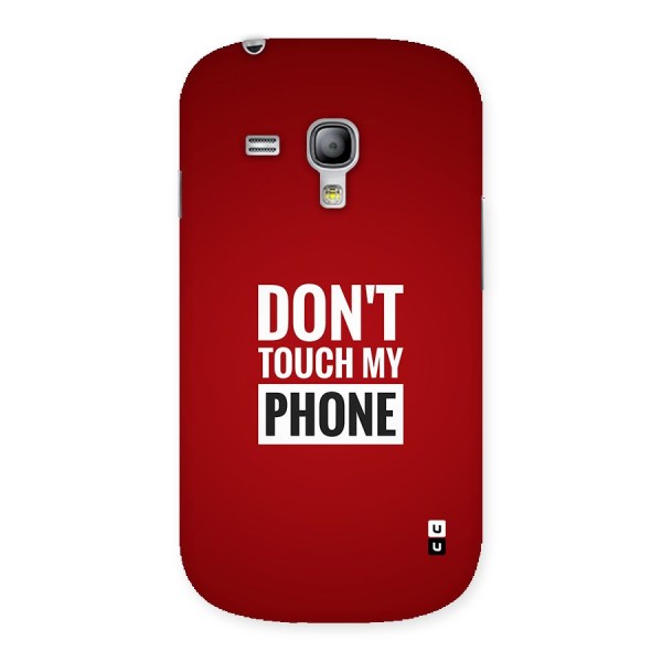 Dare To Touch Back Case for Galaxy S3 Mini