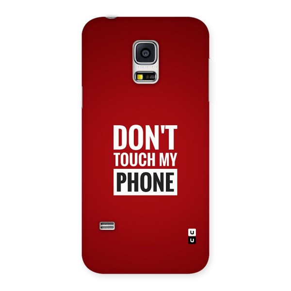 Dare To Touch Back Case for Galaxy S5 Mini