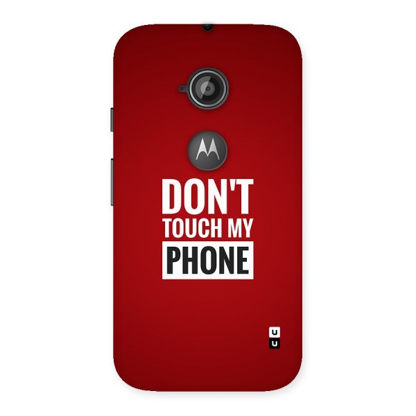 Dare To Touch Back Case for Moto E 2nd Gen