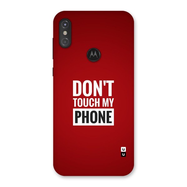 Dare To Touch Back Case for Motorola One Power