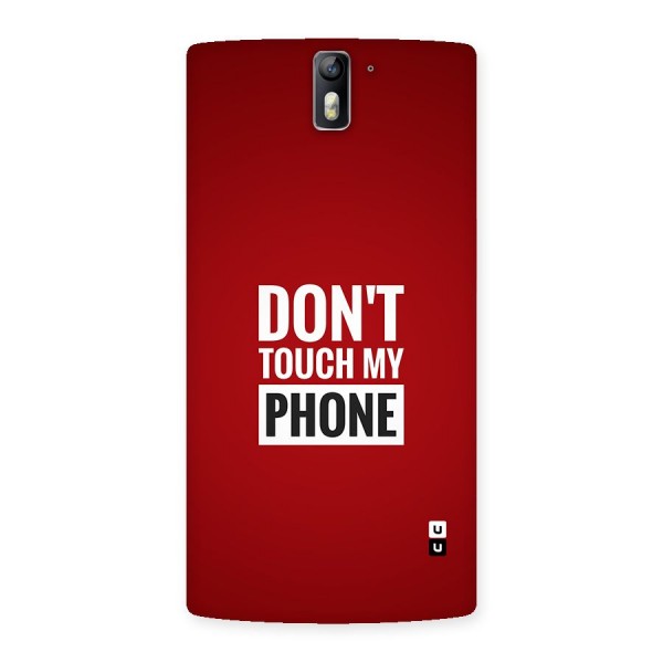 Dare To Touch Back Case for OnePlus One