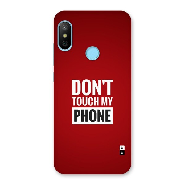 Dare To Touch Back Case for Redmi 6 Pro