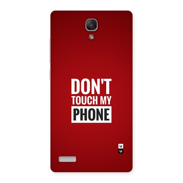 Dare To Touch Back Case for Redmi Note