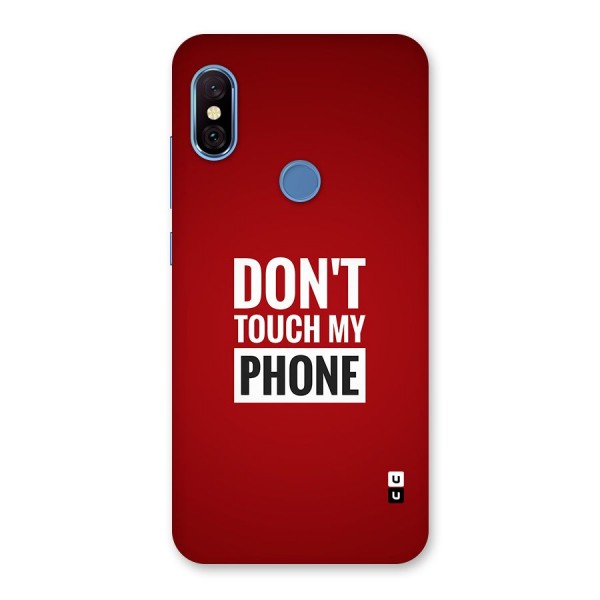 Dare To Touch Back Case for Redmi Note 6 Pro