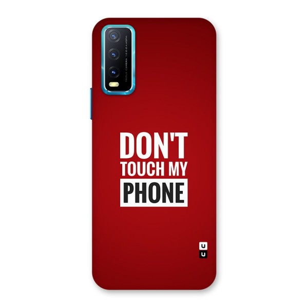 Dare To Touch Back Case for Vivo Y12s