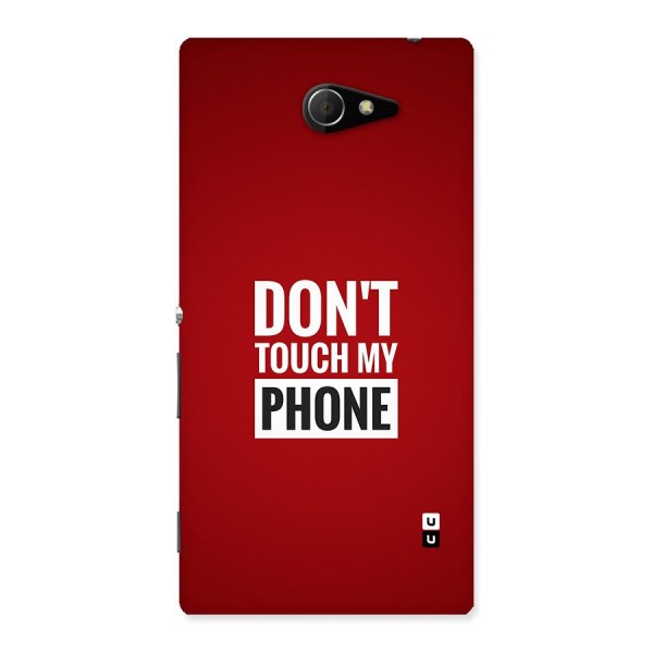 Dare To Touch Back Case for Xperia M2