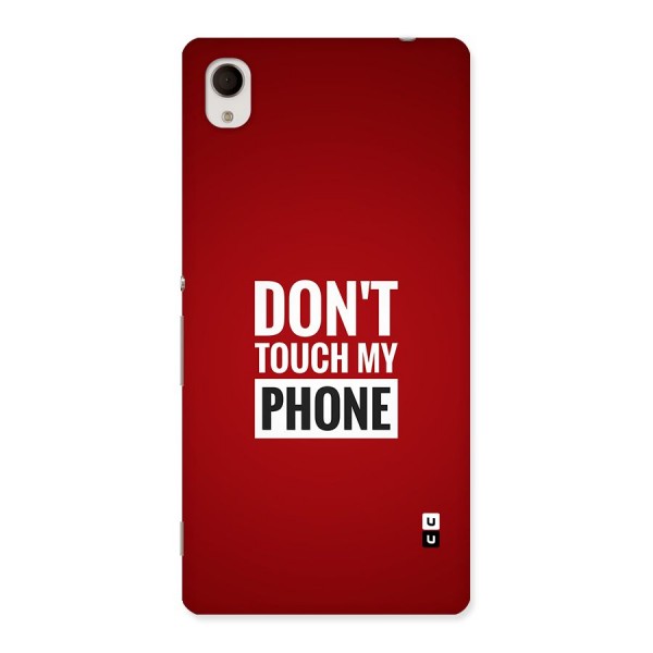 Dare To Touch Back Case for Xperia M4 Aqua