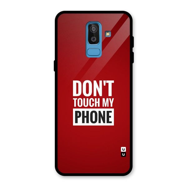 Dare To Touch Glass Back Case for Galaxy J8