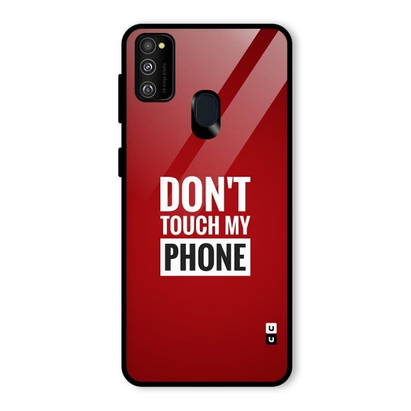 Dare To Touch Glass Back Case for Galaxy M21