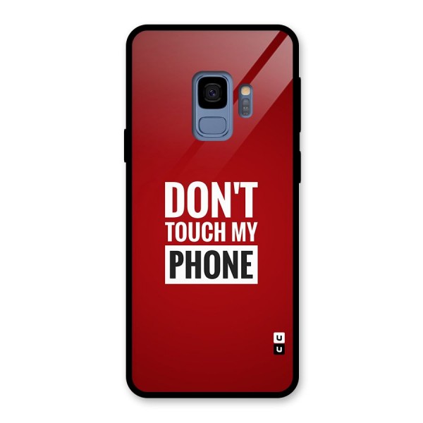 Dare To Touch Glass Back Case for Galaxy S9