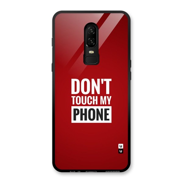 Dare To Touch Glass Back Case for OnePlus 6