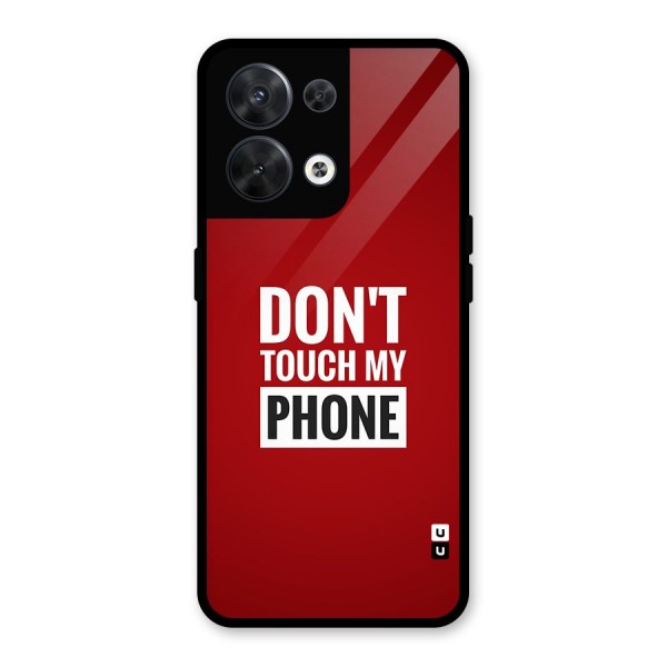 Dare To Touch Glass Back Case for Oppo Reno8 5G