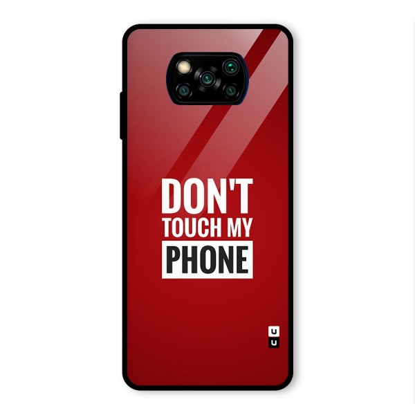 Dare To Touch Glass Back Case for Poco X3 Pro