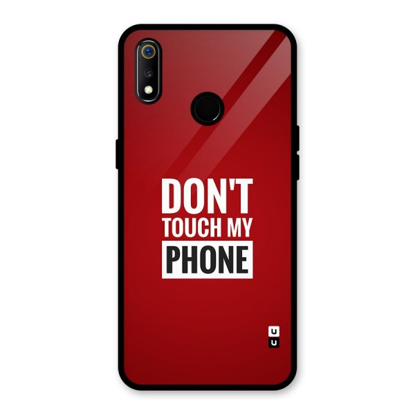 Dare To Touch Glass Back Case for Realme 3