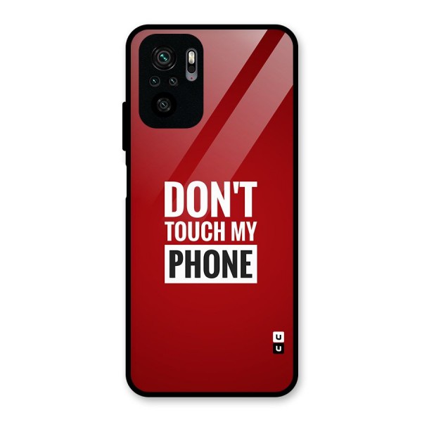 Dare To Touch Glass Back Case for Redmi Note 10