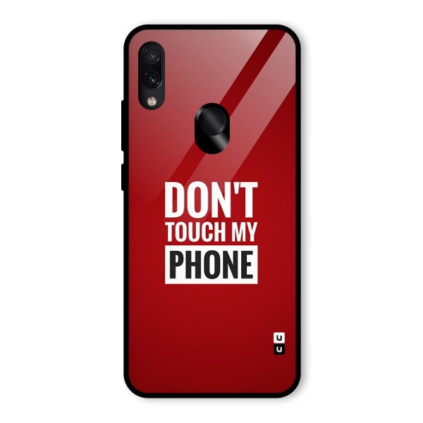 Dare To Touch Glass Back Case for Redmi Note 7