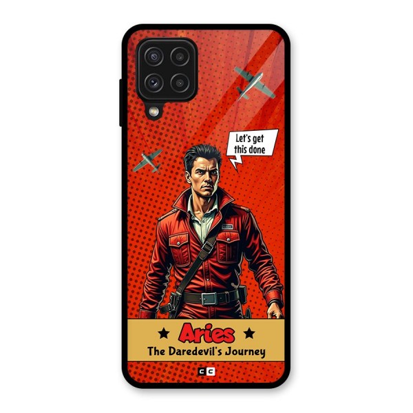 Daredevil Aries Glass Back Case for Galaxy A22 4G