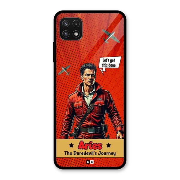 Daredevil Aries Glass Back Case for Galaxy A22 5G