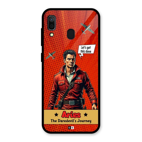 Daredevil Aries Glass Back Case for Galaxy A30