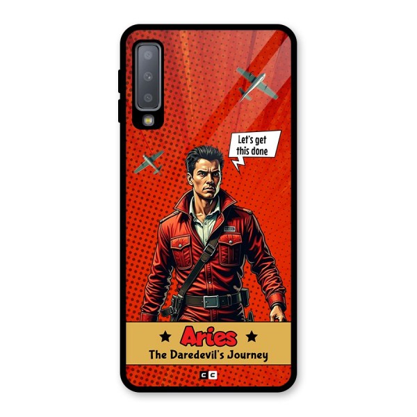 Daredevil Aries Glass Back Case for Galaxy A7 (2018)