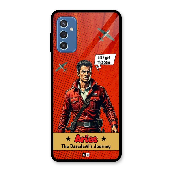 Daredevil Aries Glass Back Case for Galaxy M52 5G