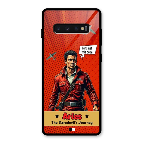 Daredevil Aries Glass Back Case for Galaxy S10 Plus