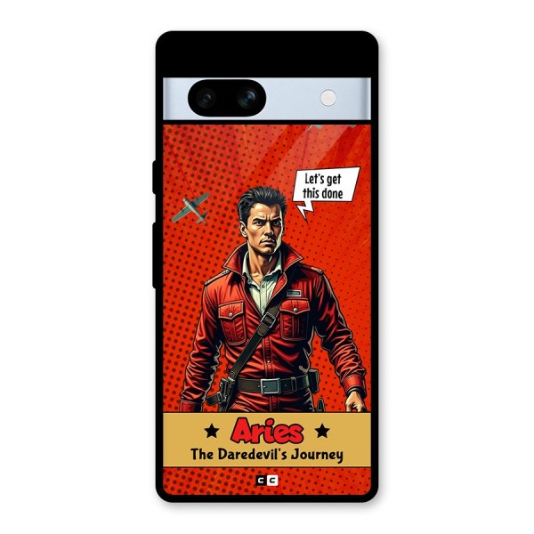 Daredevil Aries Glass Back Case for Google Pixel 7a