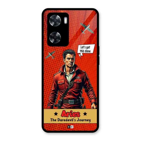 Daredevil Aries Glass Back Case for Oppo A57 2022