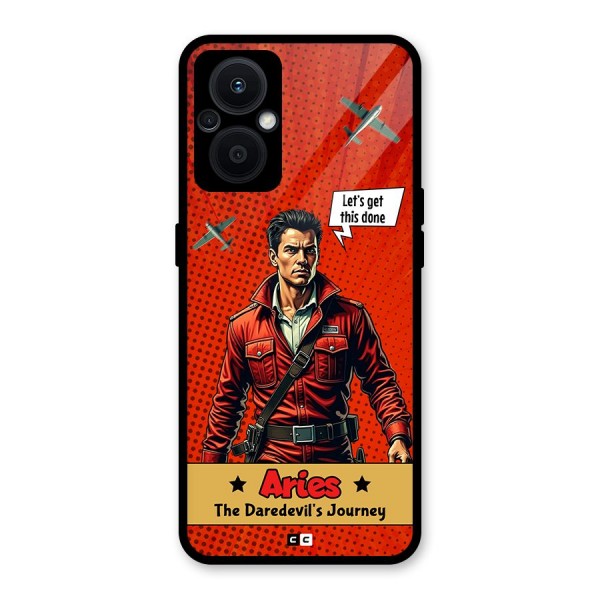 Daredevil Aries Glass Back Case for Oppo F21s Pro 5G