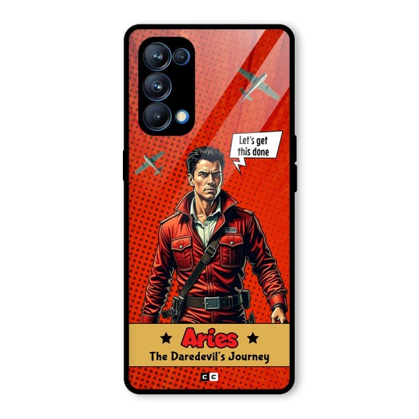 Daredevil Aries Glass Back Case for Oppo Reno5 Pro 5G