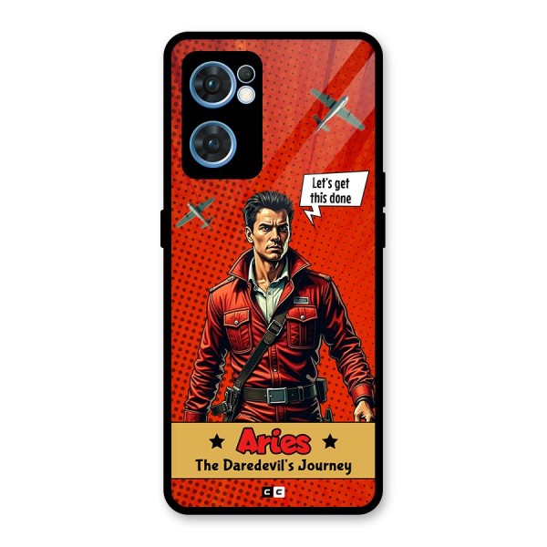 Daredevil Aries Glass Back Case for Oppo Reno7 5G