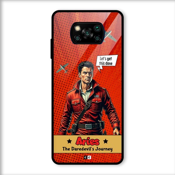 Daredevil Aries Glass Back Case for Poco X3