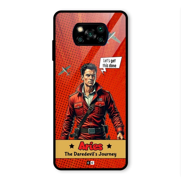 Daredevil Aries Glass Back Case for Poco X3 Pro