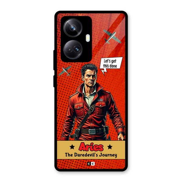 Daredevil Aries Glass Back Case for Realme 10 Pro Plus