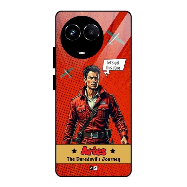 Daredevil Aries Glass Back Case for Realme 11X