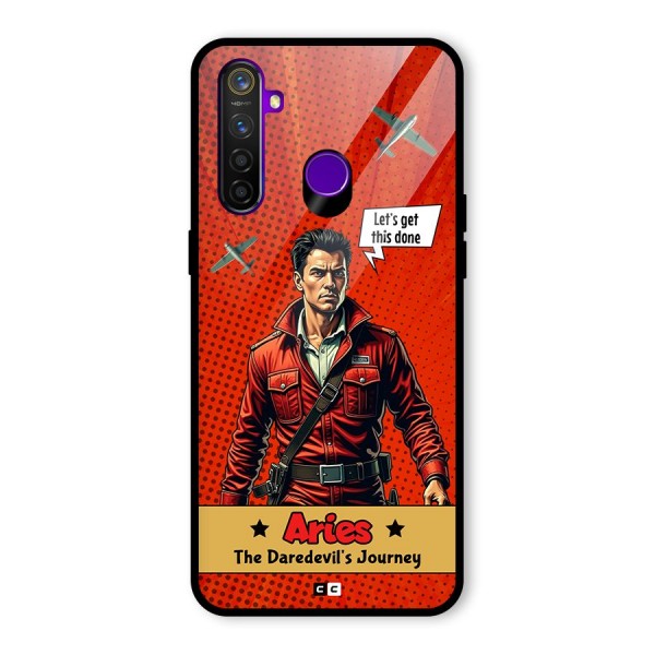 Daredevil Aries Glass Back Case for Realme 5 Pro