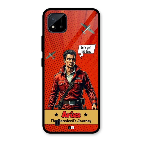 Daredevil Aries Glass Back Case for Realme C11 2021