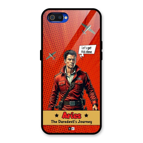 Daredevil Aries Glass Back Case for Realme C2