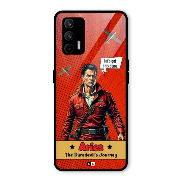 Daredevil Aries Glass Back Case for Realme X7 Max