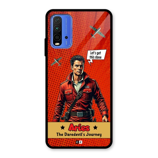 Daredevil Aries Glass Back Case for Redmi 9 Power