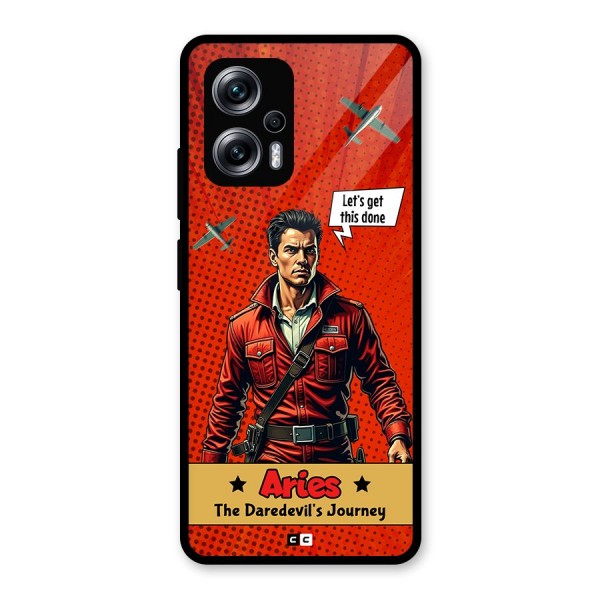 Daredevil Aries Glass Back Case for Redmi K50i