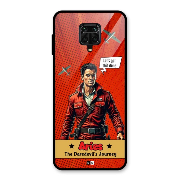 Daredevil Aries Glass Back Case for Redmi Note 10 Lite