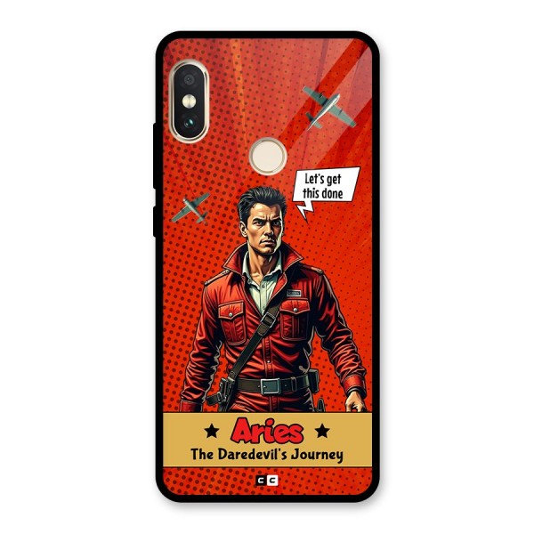 Daredevil Aries Glass Back Case for Redmi Note 5 Pro