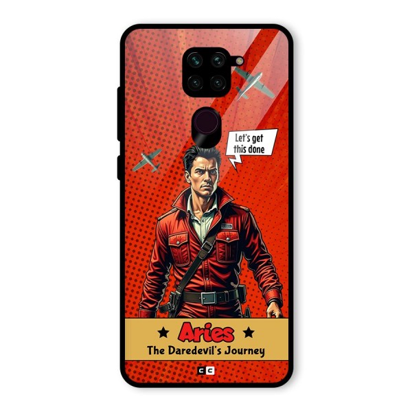 Daredevil Aries Glass Back Case for Redmi Note 9