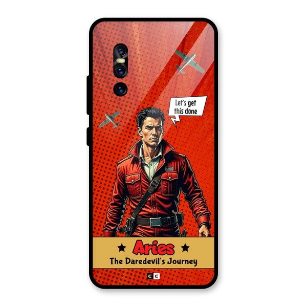 Daredevil Aries Glass Back Case for Vivo V15 Pro